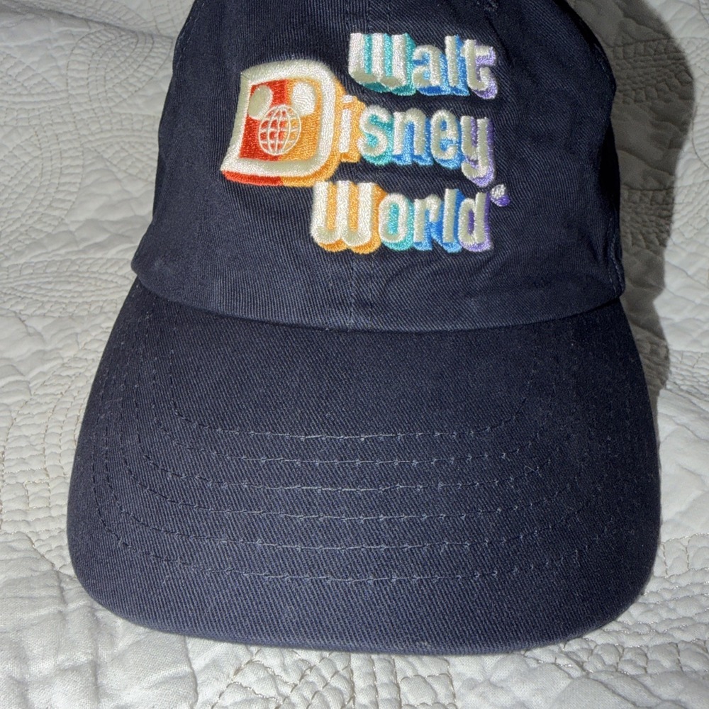 Walt Disney World Hat Cap Blue Baseball Strap Back Adjustable One Size - Picture 3 of 7